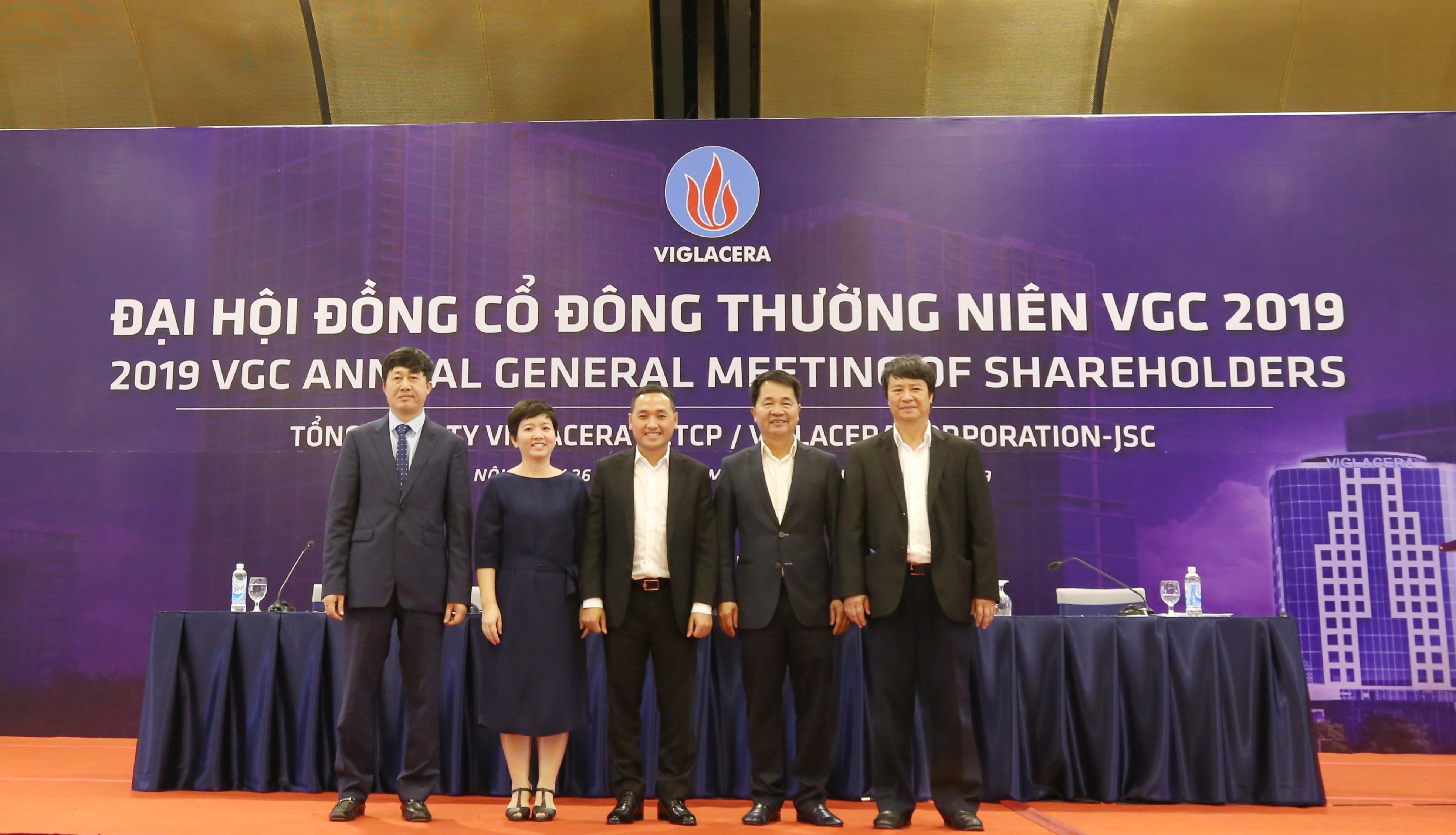 Annual Shareholders Meeting 2019 of Viglacera was successfully organized and set a good start for the new term 2019-2024.